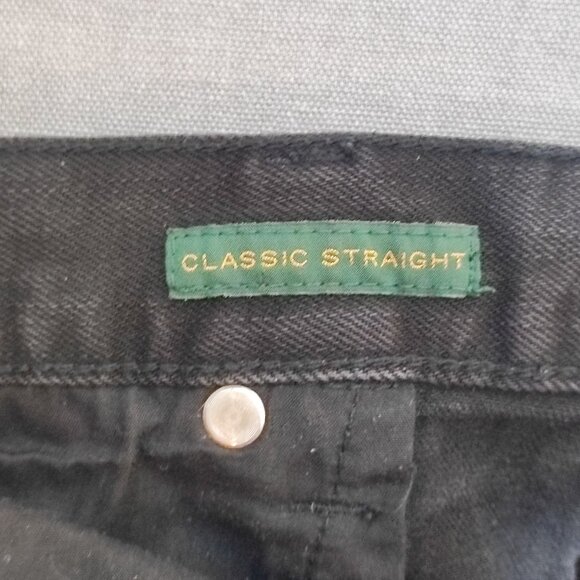Lauren Ralph Lauren Jeans women's size 14 Black colour classic straight - Picture 7 of 12